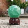 Quả cầu phong thủy đá thạch anh Fluorit