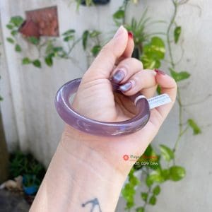 Vòng tay Chalcedony tím