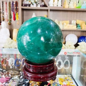 Quả cầu thạch anh Fluorite