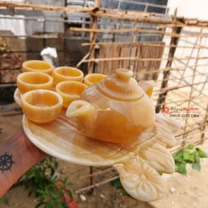 Bộ tách trà đá ngọc