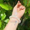 Bộ trang sức cữu vĩ hồ ly thạch anh trắng