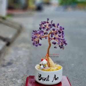 Cây đá phong thuỷ thạch anh