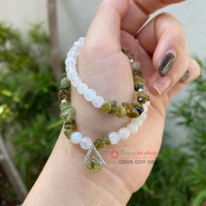 Chuỗi vòng tay thạch anh mix
