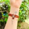 Vòng tay tài lộc thạch anh Garnet