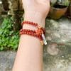 Chuỗi võng tay đá Garnet