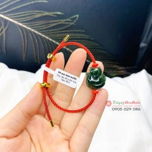 Vòng tay Cữu vĩ hồ ly ôm hoa mẫu đơn