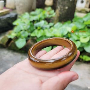 Vòng tay nguyên khối đá mắt hổ