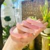 Vòng tay Chalcedony hồng