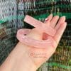 Vòng tay nguyên khối thạch anh hồng