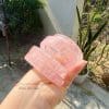 Vòng tay nguyên khối thạch anh hồng