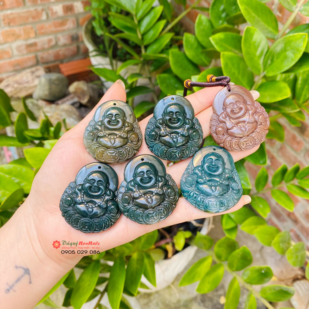 Mặt dây chuyền di lặc bằng đá 2 Mặt dây chuyền di lặc bằng đá