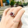 Nhẫn đá thạch anh tóc đỏ