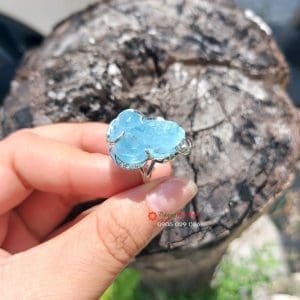 Nhẫn tỳ hưu đá thạch anh