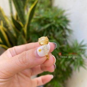 Nhẫn đá thạch anh tóc