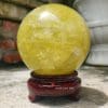 Quả cầu thạch anh vàng VIP