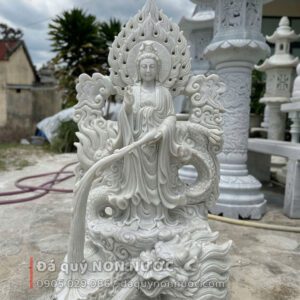 Tượng quan âm bồ tát cưỡi rồng
