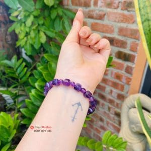 Vòng tay thạch anh tím