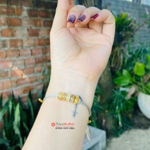 Vòng ngũ phúc thạch anh tóc vàng