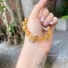 Vòng tay Thạch anh vàng mix charm