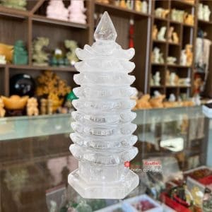 Tháp văn xương 9 tầng đá thạch anh