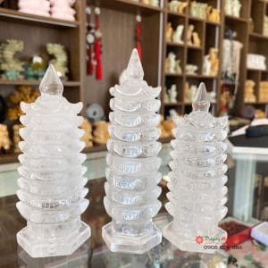 Tháp văn xương 9 tầng đá thạch anh