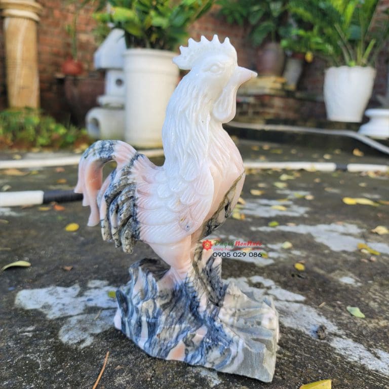 Tượng gà đá phong thủy