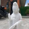 Tượng quan âm bồ tát đứng đài sen
