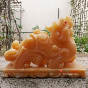 Cặp tỳ hưu đá ngọc hoàng long