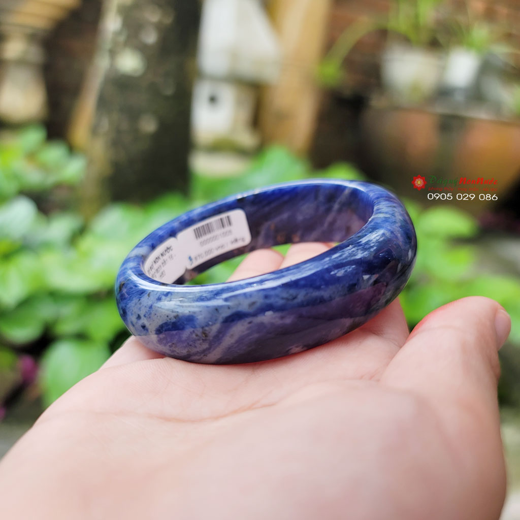 Vòng tay đá Sodalite 1 Vòng tay đá Sodalite