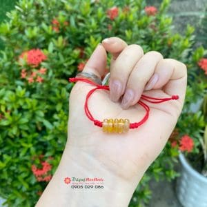 Vòng tay ngũ điếu tóc vàng