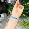 Vòng tay cữu vĩ hồ ly thạch anh Aquamarine