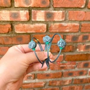 Vòng tay hoa sen ngọc lam