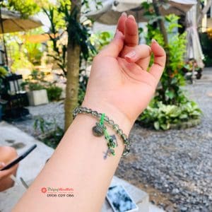 Vòng tay thạch anh tóc xanh