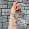 Vòng tay thạch anh tóc xanh
