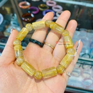 Vòng tay lu thống tóc vàng VIP