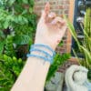 Chuỗi vòng tay thạch anh Aquamarine