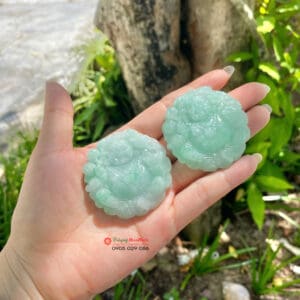 Mặt dây chuyền Phật di lặc ngọc cẩm thạch