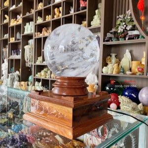 Quả cầu phong thuỷ đế xoay