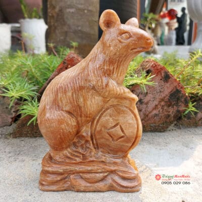 Tượng chuột đá