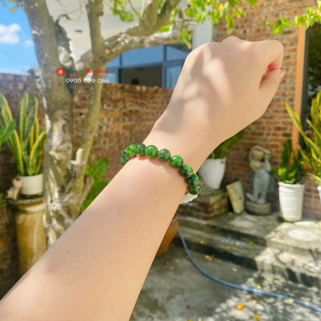 Diopside 2 Vòng tay Diopside