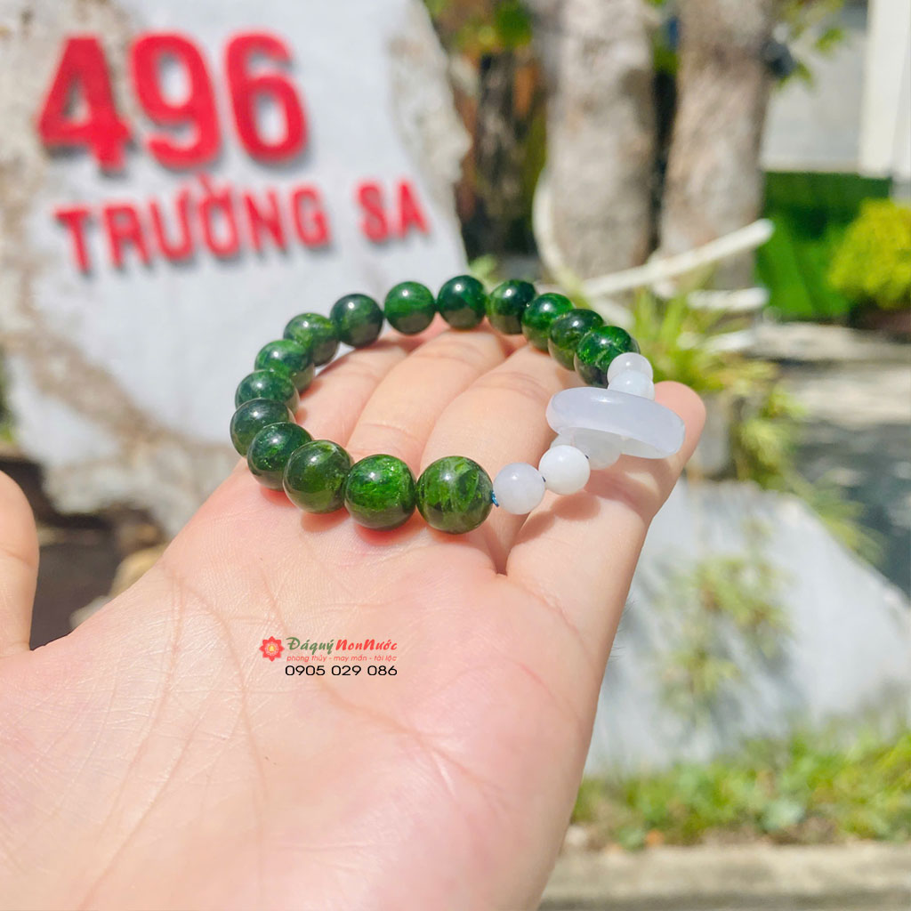 Diopside 1 Vòng tay Diopside