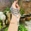 Chuỗi vòng hắc nguyệt quang 108 hạt mix hoa sen 8 hắc nguyệt quang