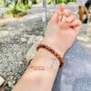 Vòng tay thạch anh tóc nâu