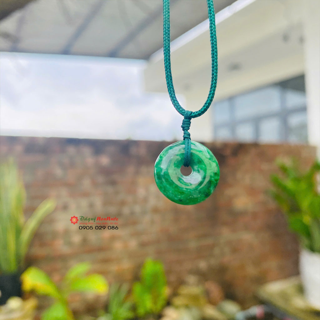 Mặt dây chuyền đồng điếu ngọc sơn thủy 6 Mặt dây chuyền đồng điếu ngọc sơn thủy