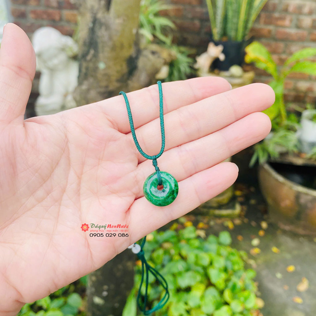 Mặt dây chuyền đồng điếu ngọc sơn thủy 2 dong dieu ngoc son thuy1