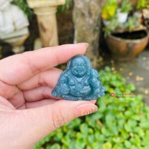 Di lặc như ý đá ngọc lam