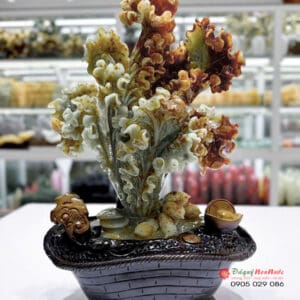 Hoa cải tài lộc đá Serpentine