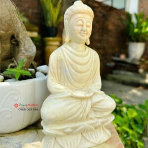 Tượng Phật thích ca bằng đá 20cm