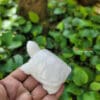 Tượng Rùa đá trắng 8cm 6 tuong rua trang 1