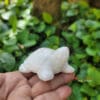 Tượng Rùa đá trắng 8cm 9 tuong rua trang4